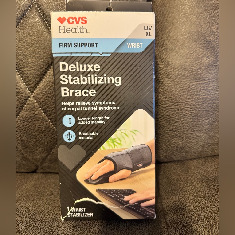CVS Health Firm Support L/XL Deluxe Stabilizing Wrist Brace